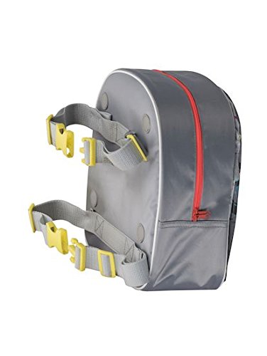 Badabulle Sitzerhöhung, für unterwegs und für Stuhl, als Rucksack tragbar, grau, 10 cm