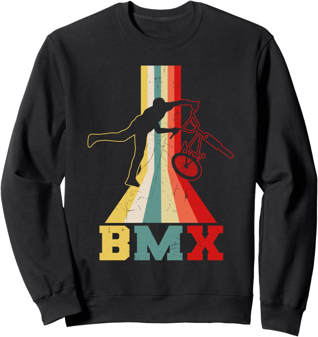 BMX Stunt Dirt Bike Vintage Retro Freestyle Fahrer Geschenk Sweatshirt