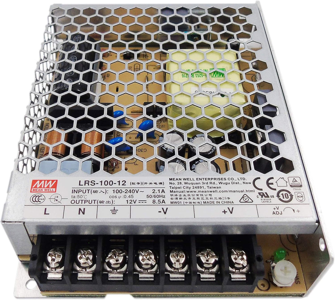 Mean Well LRS-100-12 AC/DC-Netzteilbaustein, geschlossen 8.5A 102W 12 V/DC