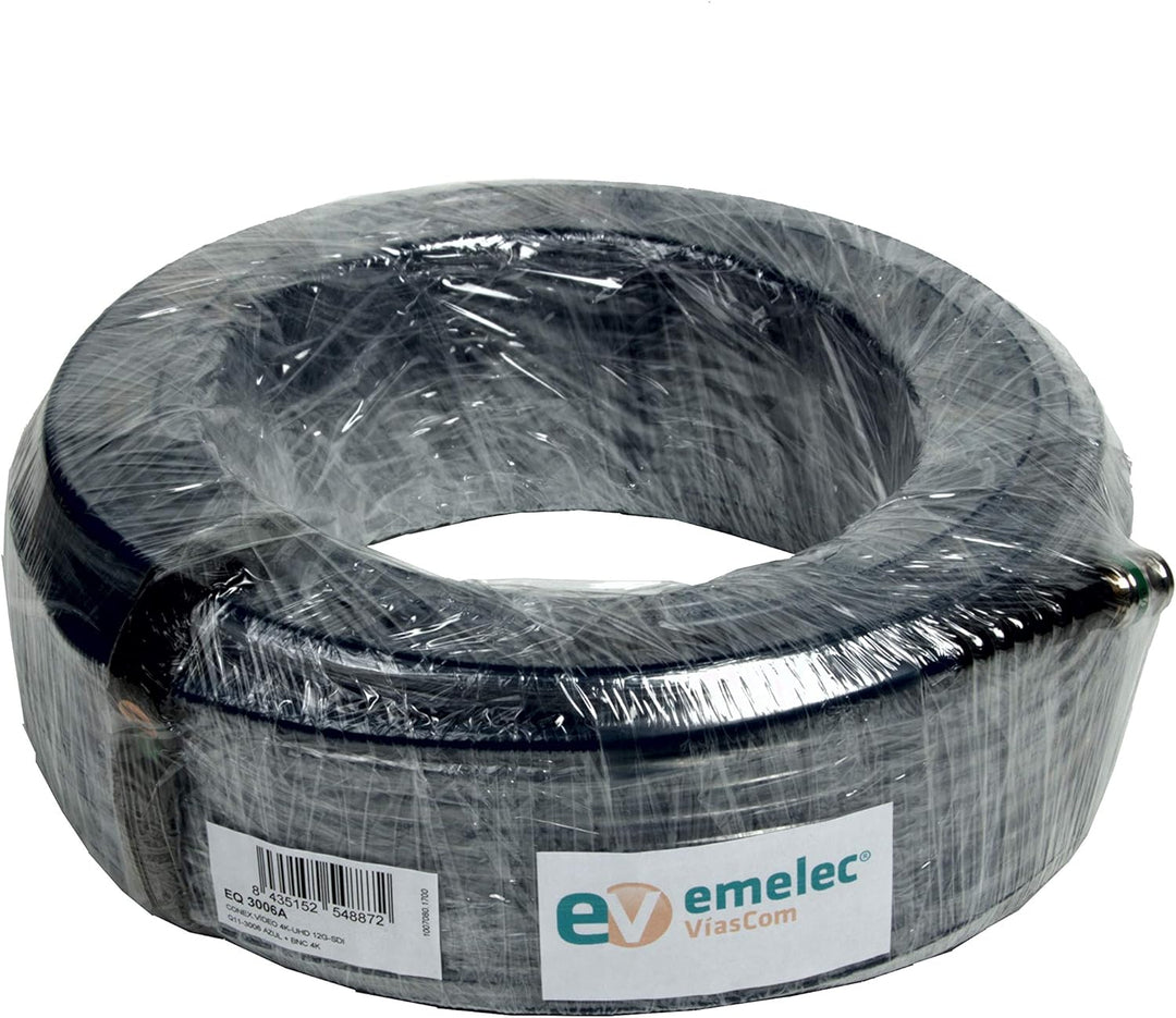 Emelec VíasCom EQ3006A/0400-40,0m Videoanschluss 4K-UHD 12G-SDI (0,80/3,75/6,00) mit BNC 4K-UHD - Un