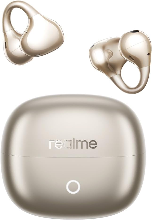 realme Buds Clip Wireless Earbuds, Open-Ear Bluetooth Earphones, 10.8mm Dynamic Bass Driver, Bluetoo