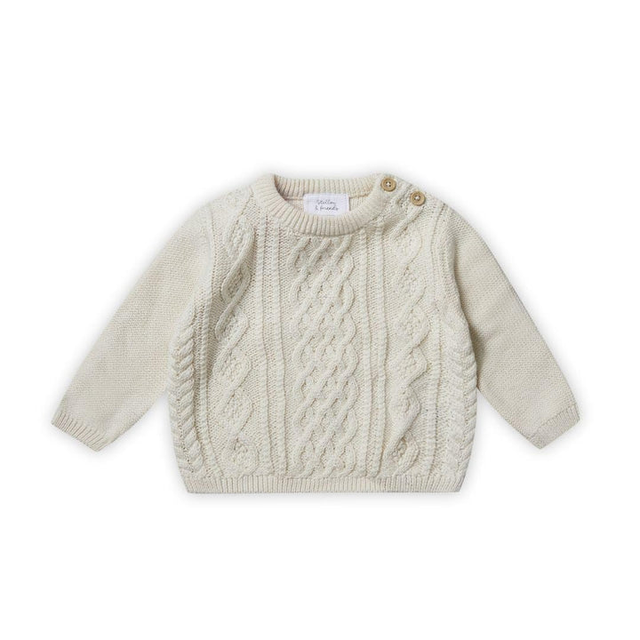 Stellou & friends Strickpullover für Jungen und Mädchen I Hochwertige Baby-Kleidung aus 100% Baumwol