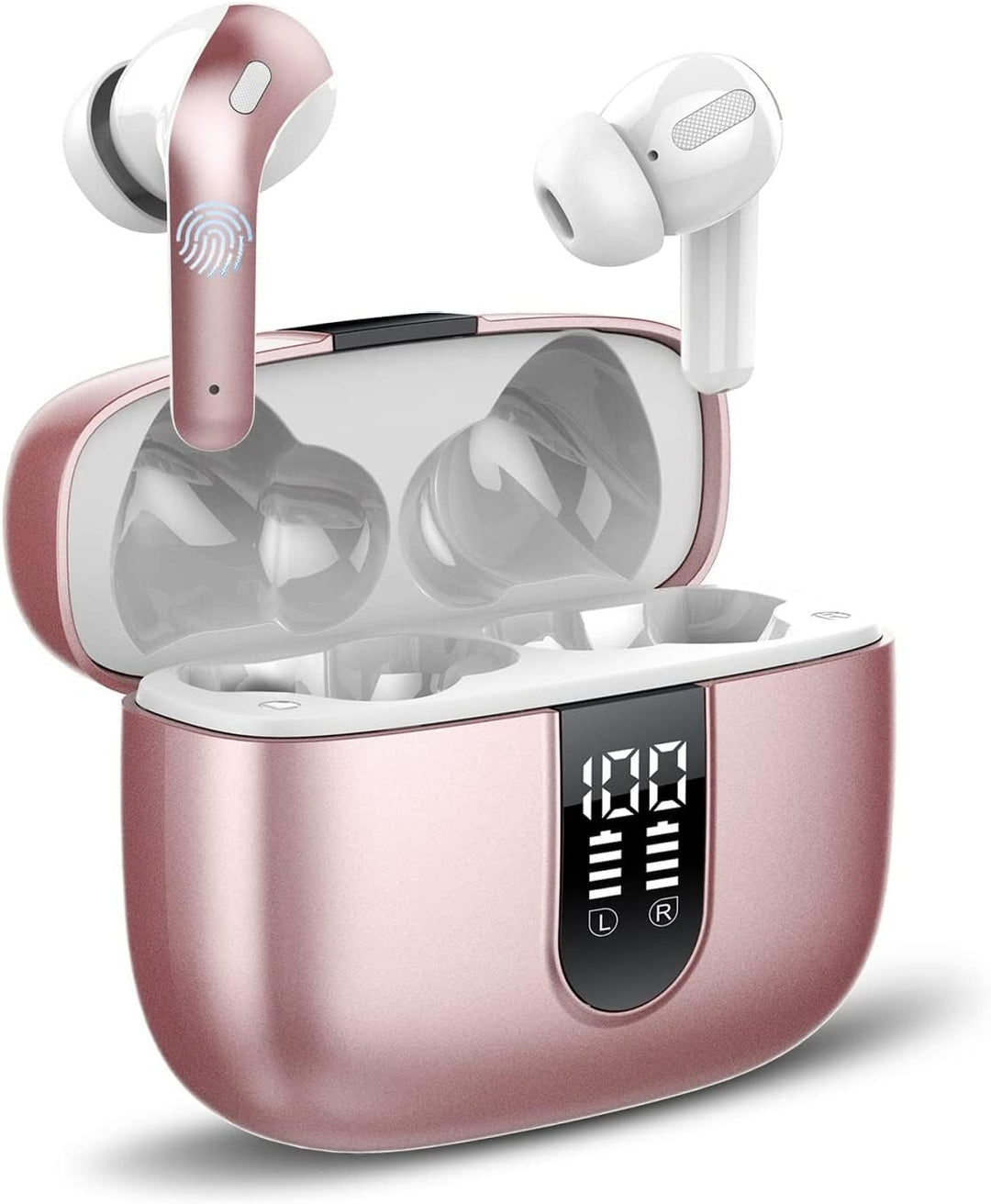 taopod Kopfhörer Kabellose, Ear Kopfhörer Bluetooth Mit Mikrofon, 40h Spielzeit Ipx7 Wasserdicht USB