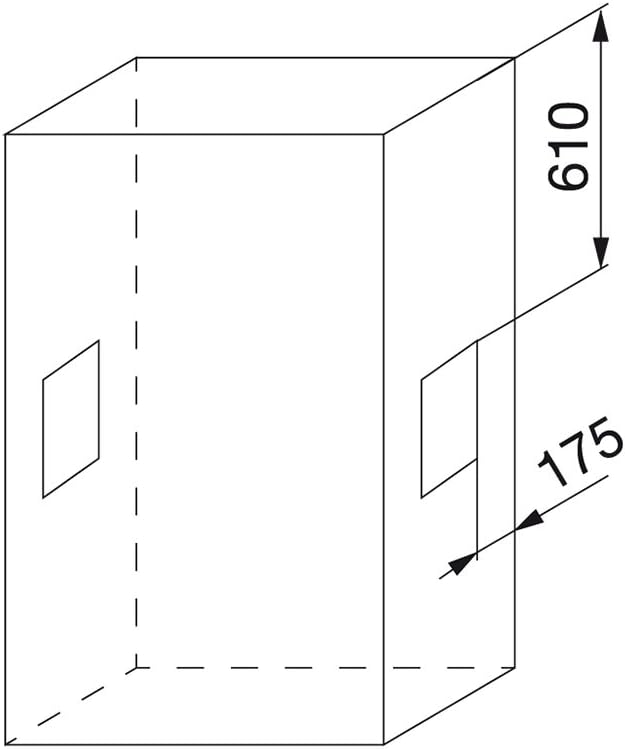 Emuca - Kleiderlift für Schrank, Ausziehbarer Kleiderlift 450-600mm Breite, Schrankinnenseiten Monta