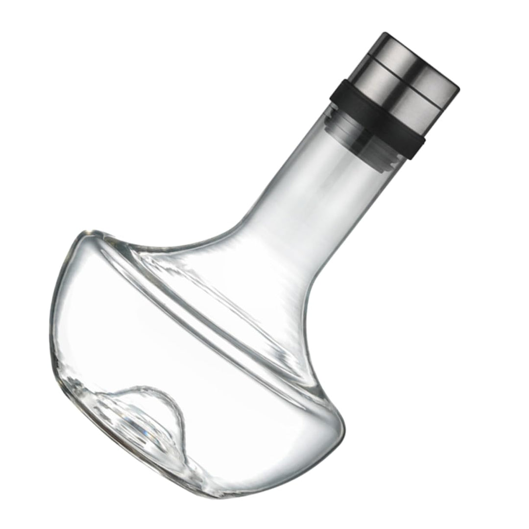 Zerodeko Glas-weinkaraffe Transparent Dekantierer für Wein Haushaltskaraffe aus Robustem Glas für Ro