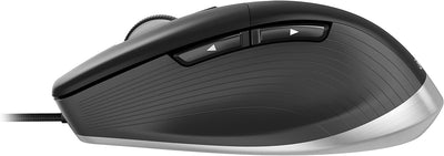3Dconnexion CadMouse Pro (Ergonomische Maus, optisch, USB, Rechtshänder), mattschwarz Pro Single