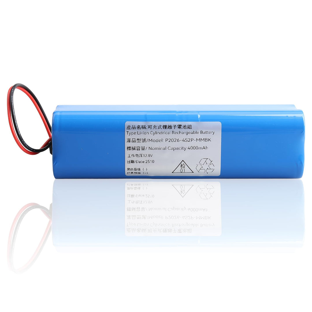 4000mAh Akkupack Kompatibel mit Lefant U180 Roboterstaubsauger, 12.8V Staubsauger Lithium-Akku, Hohe