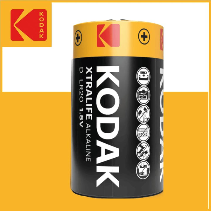 Kodak | Typ C Batterien | C Zellen LR14 Batterie | 12 Stück | Alkalibatterie | 1,5 V