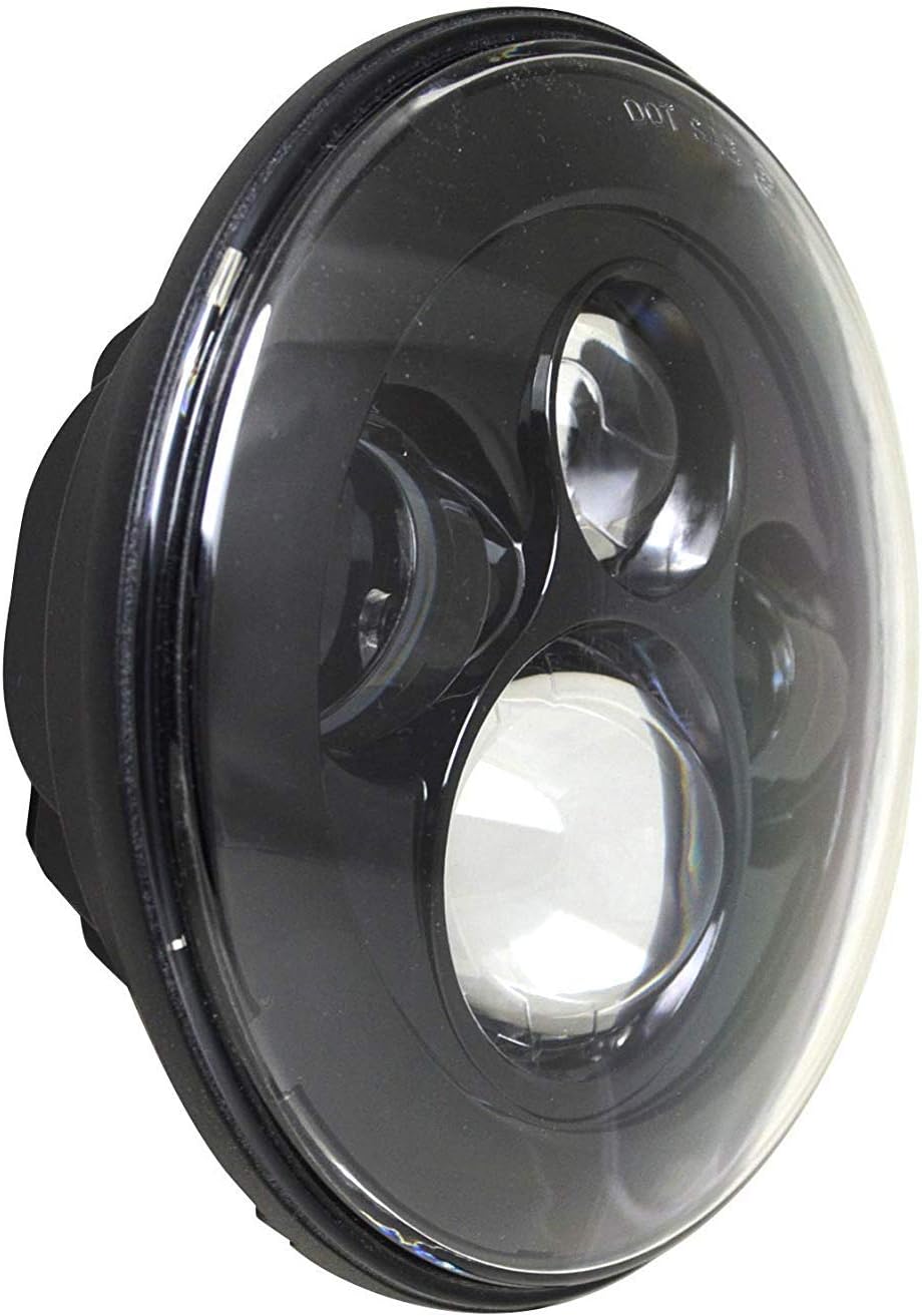 SXMA 7 '' Black Daymaker LED-Scheinwerfer-Versammlung Runde Lo/Hi Beam LED Scheinwerfer Scheinwerfer