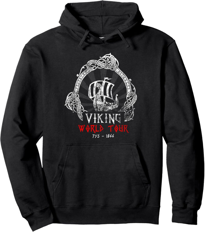 Viking World Tour Cooles Wikinger Walhalla Vikings Pullover Hoodie