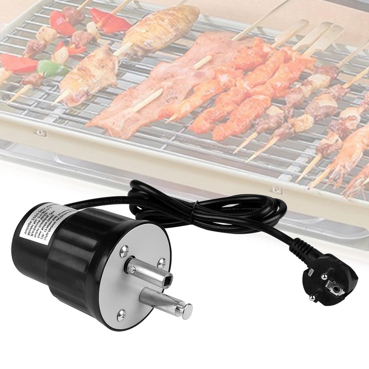 Grillmotor Elektromotor Grill Barbecue Rotator Motor ABS DC 220V-240V Regelbar Outdoor BBQ Grill Mot