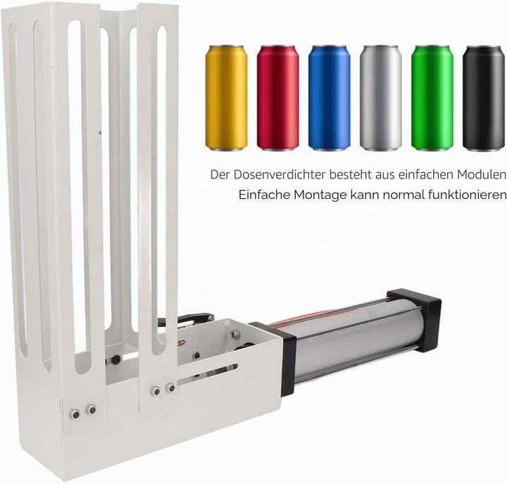 Hochleistungs-Dosenzerkleinerer aus Aluminiumlegierung, Wandmontierter Dosenzertrümmerer, Pneumatisc