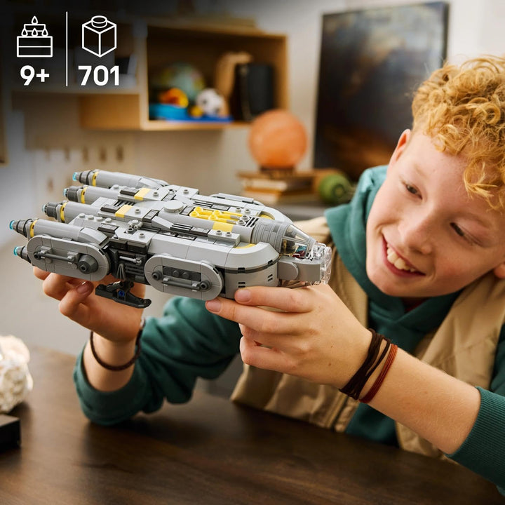 LEGO Star Wars 75445 Sternenschiff der Anzellaner - Spielet mit 3 Figuren & Einer Droiden Werkstatt