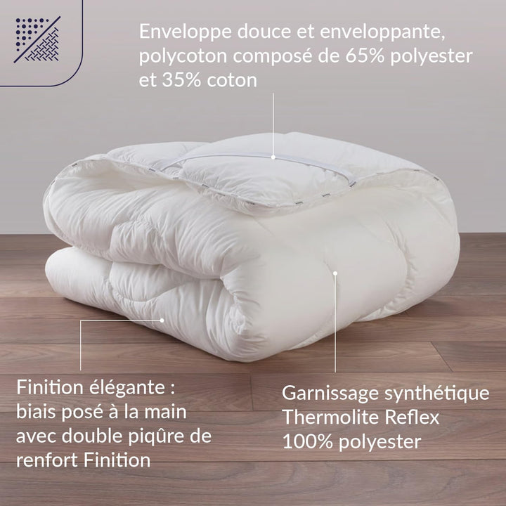 Dodo Surconfort Steppbett 600 g, weiss, 90 x 190 cm, 90 x 190 cm