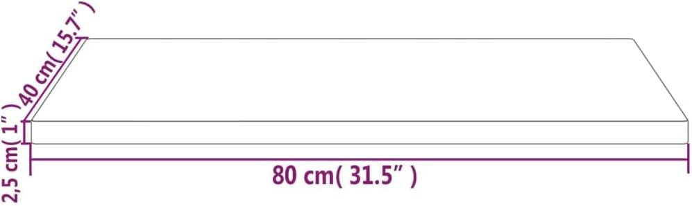 vidaXL Tischplatte, Ersatztischplatte für Couchtisch Beistelltisch Bartisch, Esstischplatte für Rest