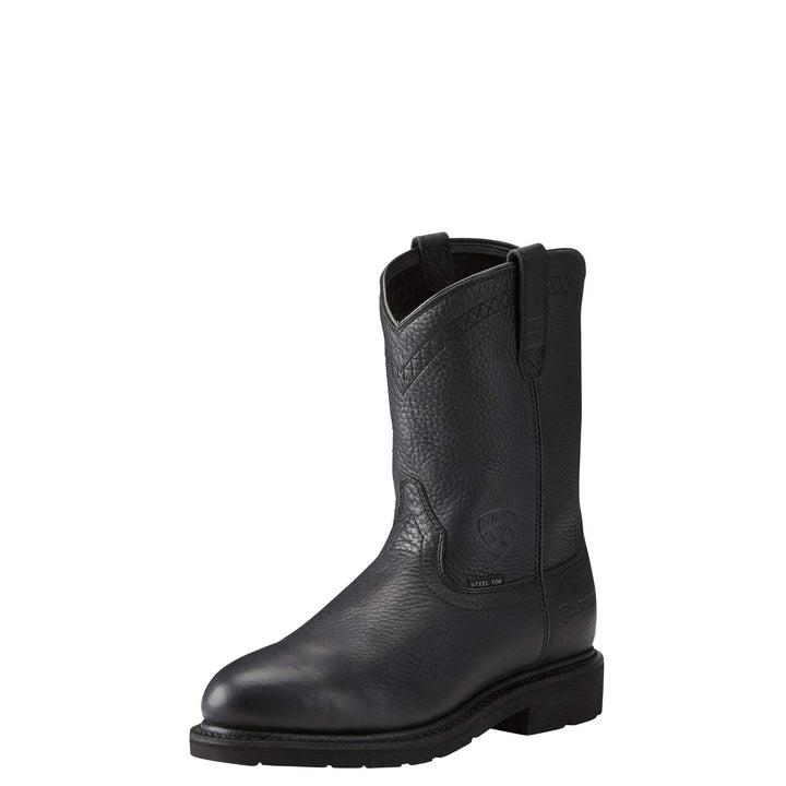 ARIAT Herren Sierra Steel Toe Work BootArbeitsstiefel 39 EU Weit Schwarz, 39 EU Weit Schwarz