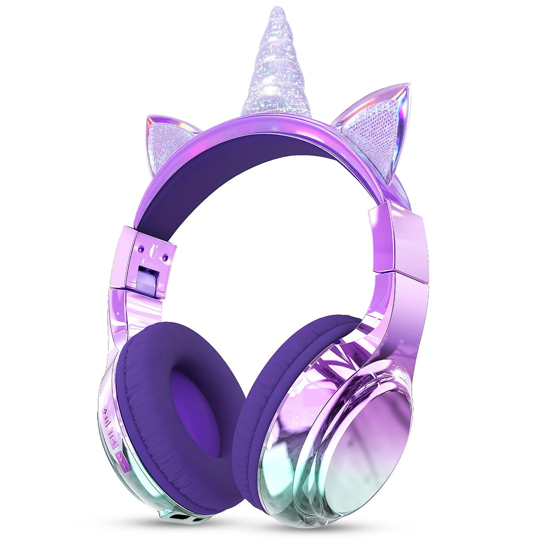 JYPS Bluetooth Kopfhörer Kinder, Metallisch Kabellose Kopfhörer Kinder Over Ear mit 74/85dBA Lautstä