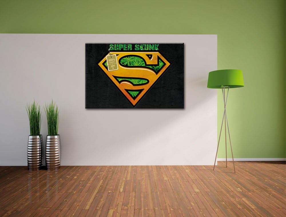 Super organic Black Format: 100x70auf Leinwand, XXL riesige Bilder fertig gerahmt mit Keilrahmen, Ku