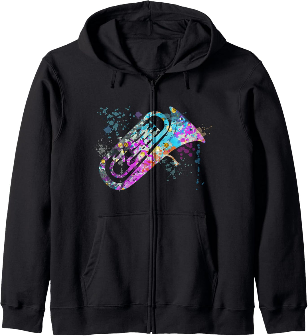 Euphonium Instrument Silhouette Euphoniums Kapuzenjacke