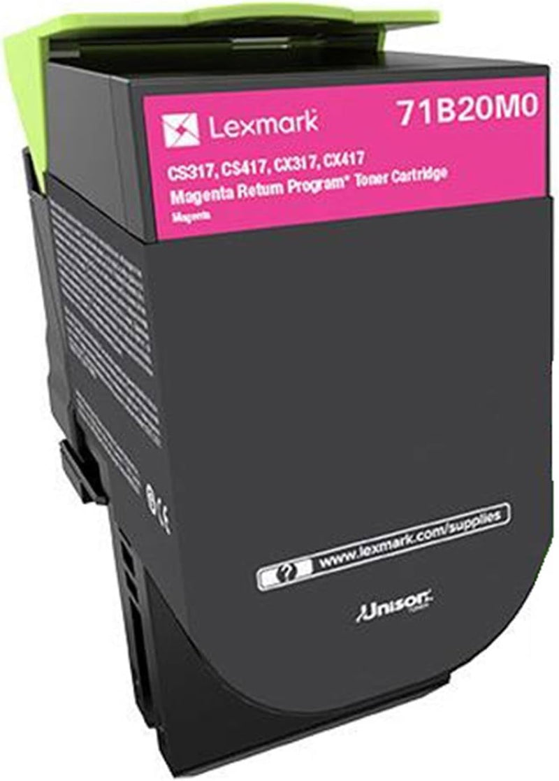 Lexmark 71B20M0 Rückgabe-Tonerkassette Magenta Einheitsgrösse