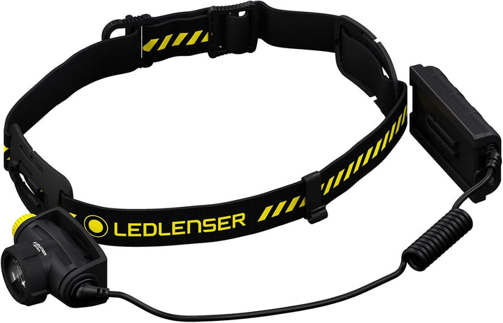 Ledlenser H5R Work Robust Stirnlampe LED, aufladbar mit Lithium Akku, wasserdicht IP67, 500 Lumen, h