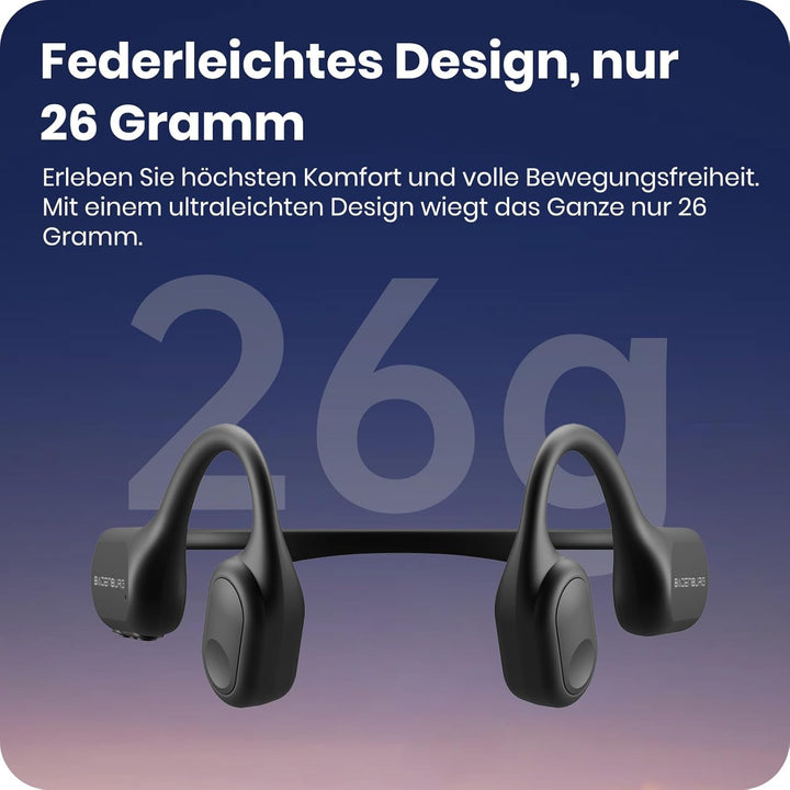 S4 Knochenschall Schwimmen&Tauchen Kopfhörer,IP68 20m TÜV Wasserdicht,Bluetooth 6.0+32GB MP3 Modus,O