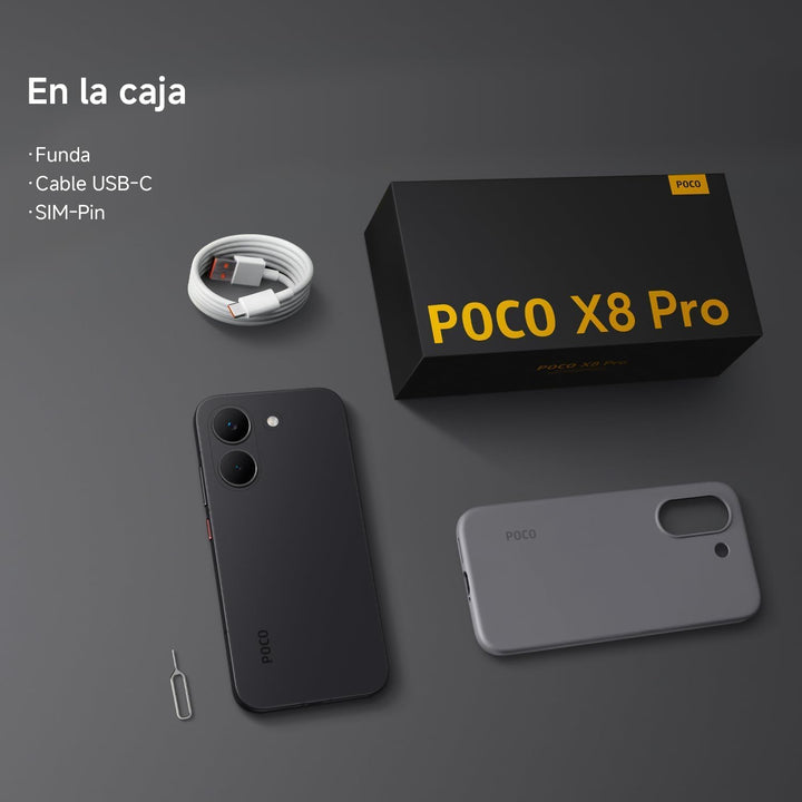 XIAOMI Poco X8 Pro Smartphone 8GB+512GB, Dimensity 8500-Ultra Prozessor, 6500mAh Akku, Ultra-helles