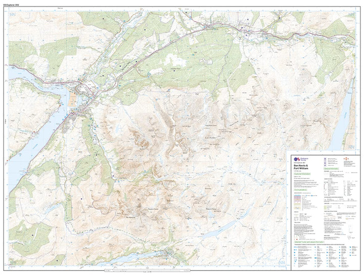 Ben Nevis and Fort William, the Mamores and the Grey Corries, Kinlochleven and Spean Bridge (OS Expl