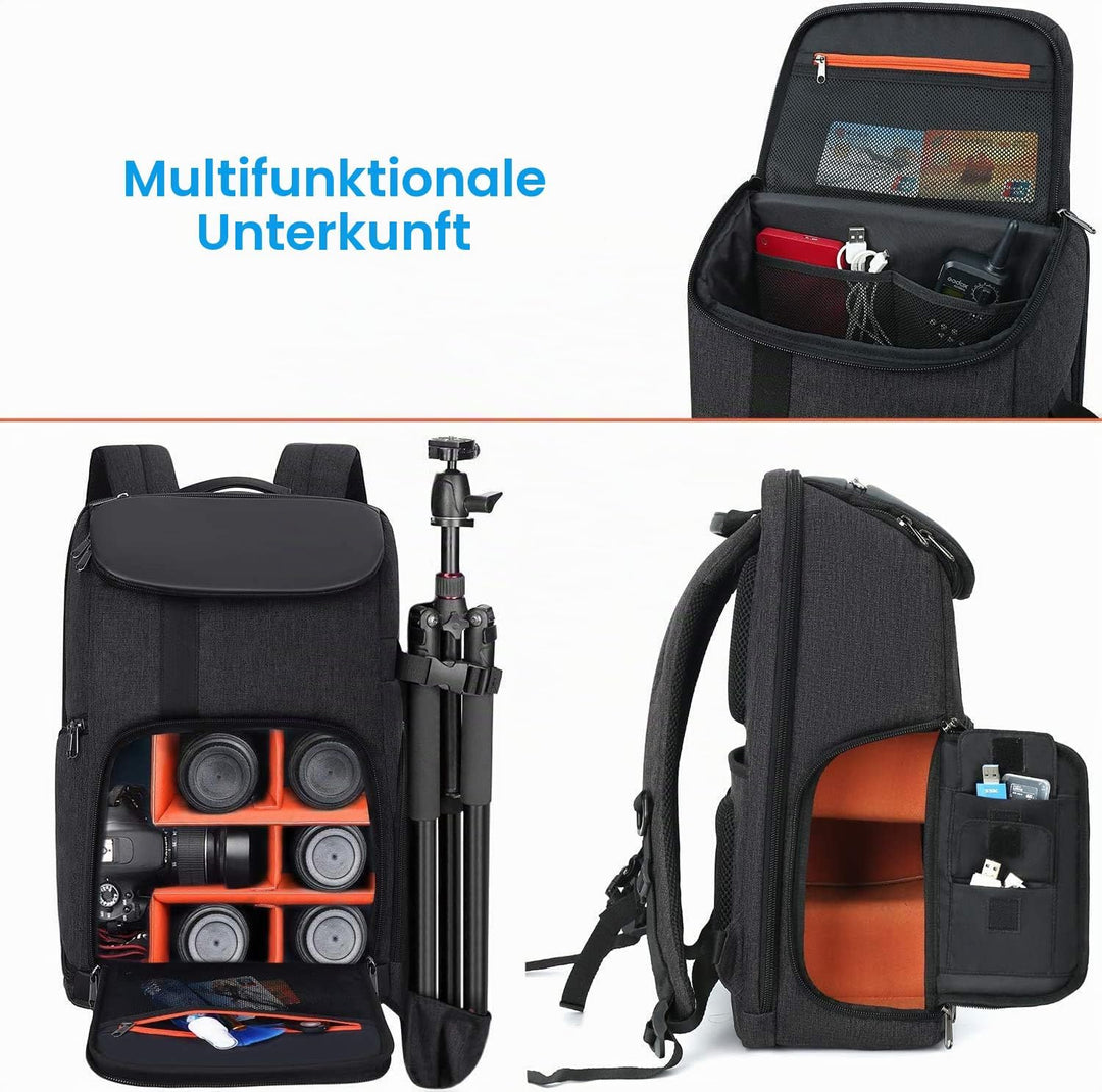 MOSISO Kamera Rucksack 17,3 Zoll, DSLR/SLR/Spiegellose Tasche Grosse Männer/Frauen Fotografie Kamera