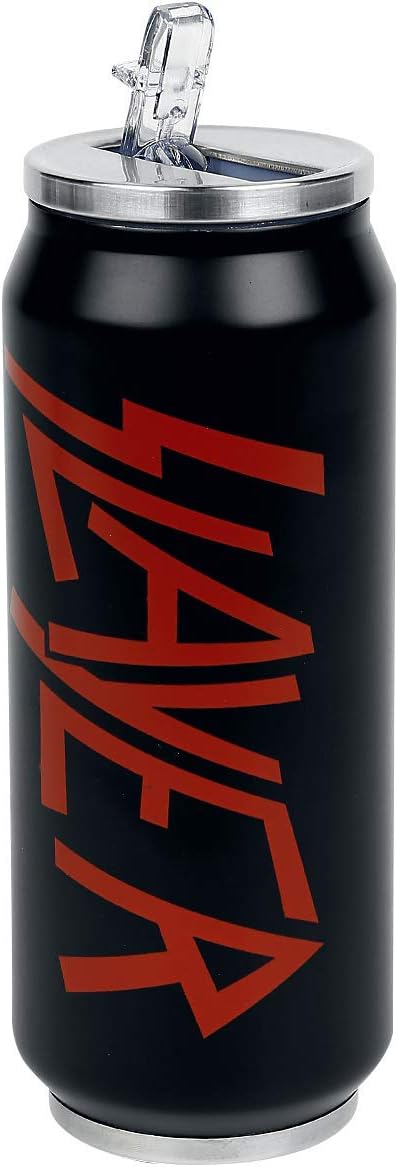 Slayer Trinkflasche in Dosenform Trinkflasche Mehrfarbig