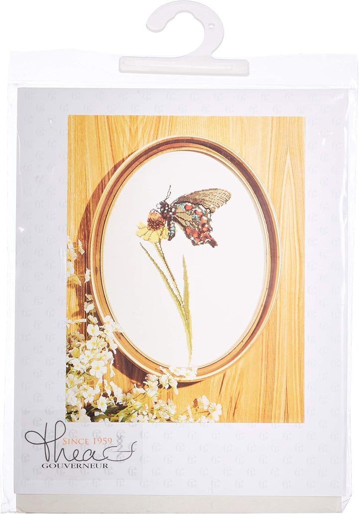 Thea GOUVERNEUR SINCE 1959 1020 Kreuzstich-Set, Mehrfarbig, 24 x 33 cm