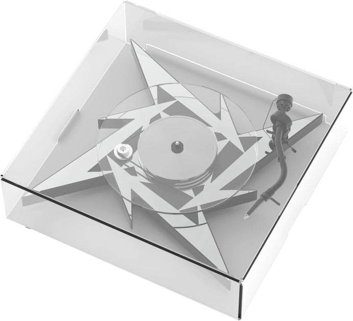 Pro-Ject Metallica Plattenspieler Dustcover, transparente Abdeckhaube passend für Metallica Plattens