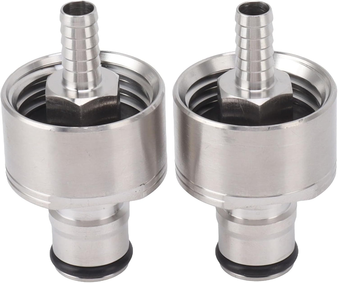 Yosoo Health Gear Edelstahl-Karbon Kappe für PET-Flaschen, CO2-Kupplung Ball Lock, Gegendruck-Füllka