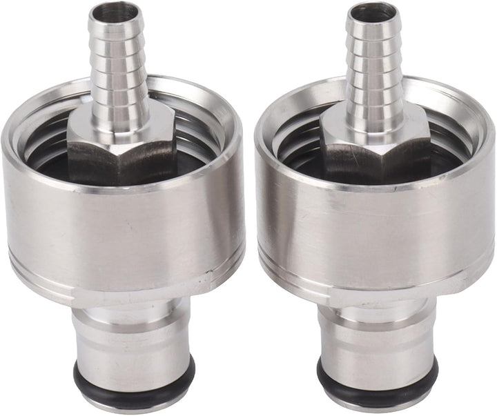 Yosoo Health Gear Edelstahl-Karbon Kappe für PET-Flaschen, CO2-Kupplung Ball Lock, Gegendruck-Füllka