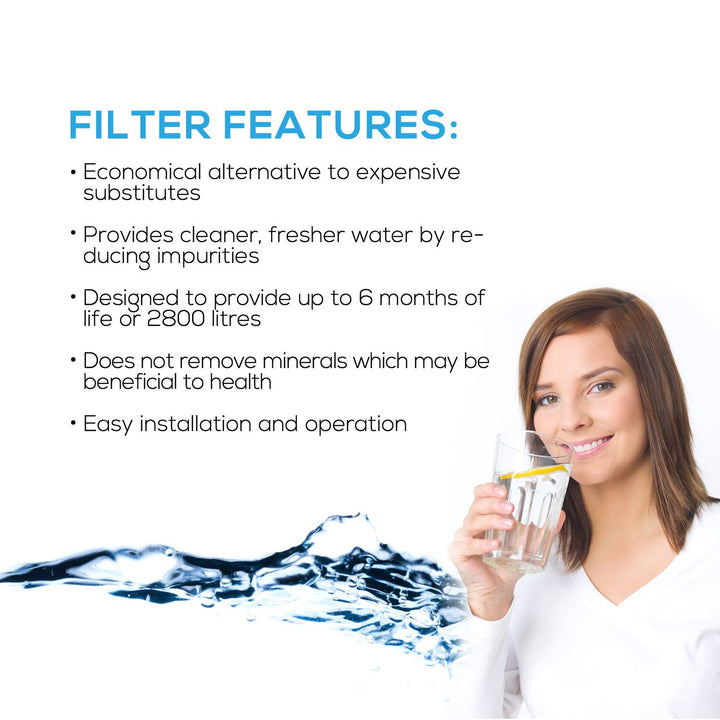EcoAqua EFF-6025A Kompatibel mit Ultra Clarity Wasserfilter