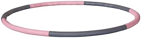Schildkröt Fitness-Hoop, Hula-Hoop Reifen in 4-Farb Karton Hula-Hoop Ø90cm, Rosa-Anthrazit, 960234 R