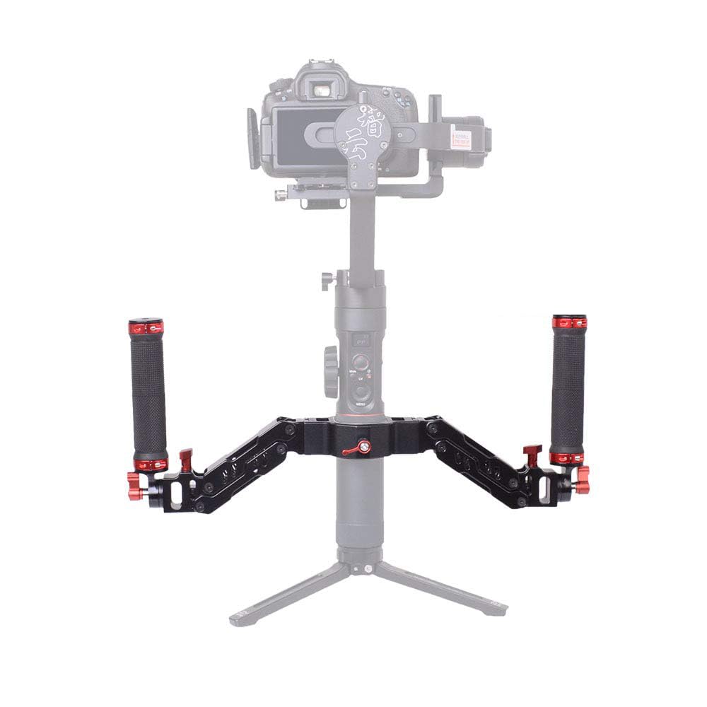 DF DIGITALFOTO Ares Z Achsen Federung Dual Griff Flexible Dämpfung Abnehmbare Dual Grip Gimbal Griff