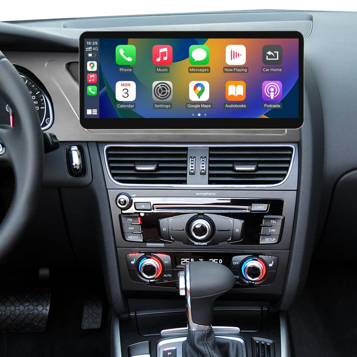 Road Top 12,3 Zoll Autoradio Drahtlos CarPlay Touchscreen für Audi A4 A5 2009-2015 Jahr mit 2GMMI, A