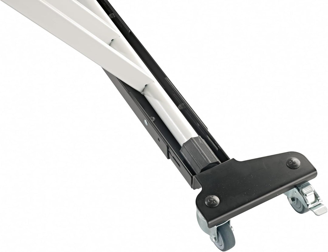 K&M 18806 Rollschlitten für Keyboardständer - Schwarz aus Stahl - Mobilität für Instrument - flexibe