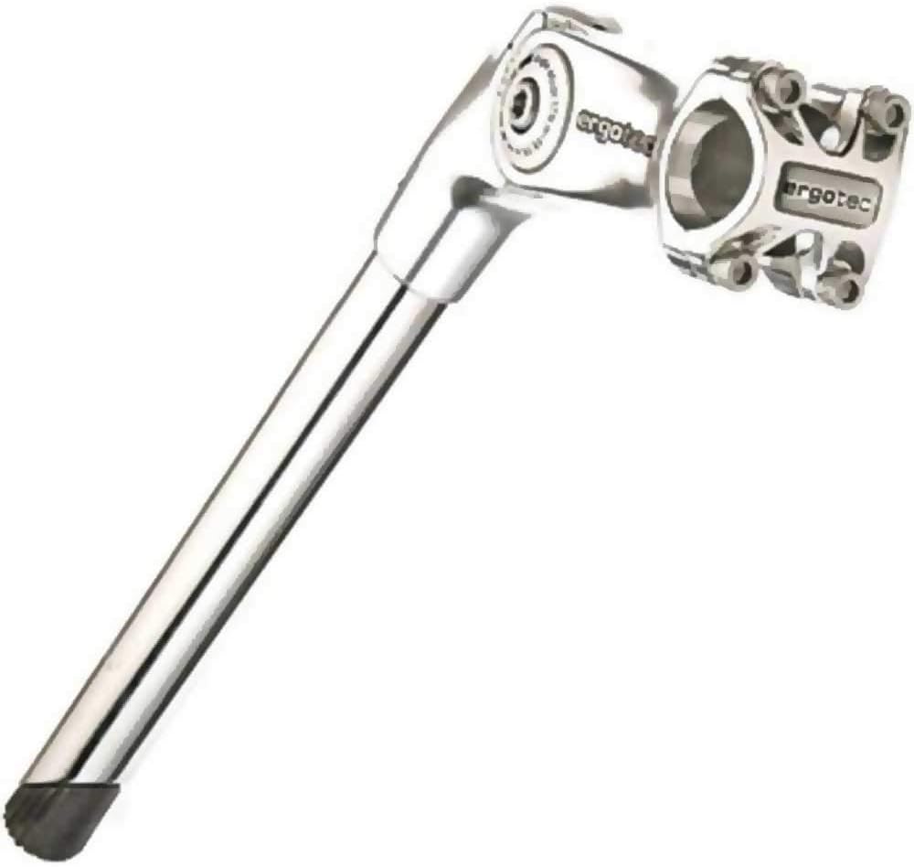 ErgoTec Unisex – Erwachsene Octopus 2 Tube Vorbau, Silber, 230 mm