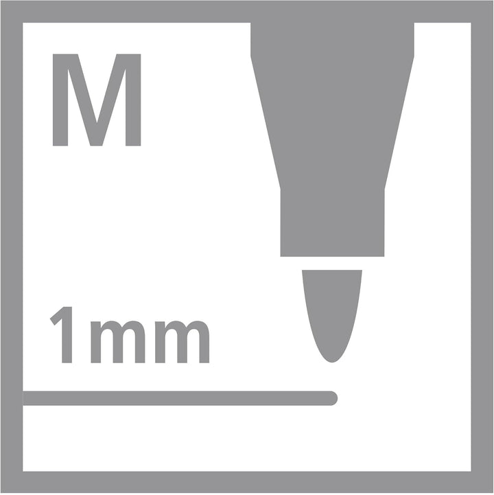 Premium-Filzstift - STABILO Pen 68 - ARTY - 40er Metalletui - mit 40 verschiedenen Farben 40er ARTY