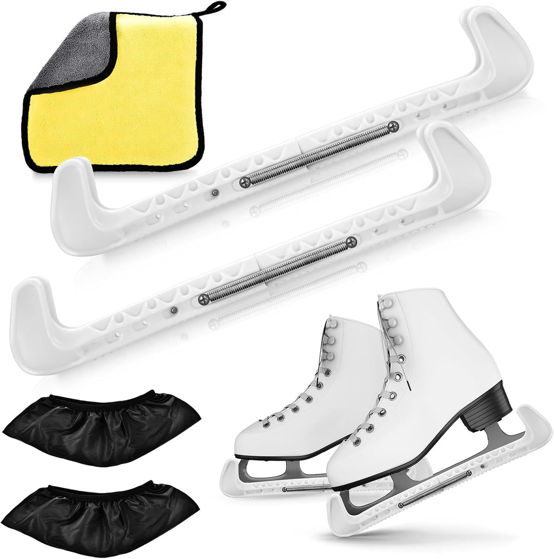 Herefun Schoner für Schlittschuhkufen, Kufenschoner Schlittschuhe Schwarze, Elastische Kufenstrümpfe