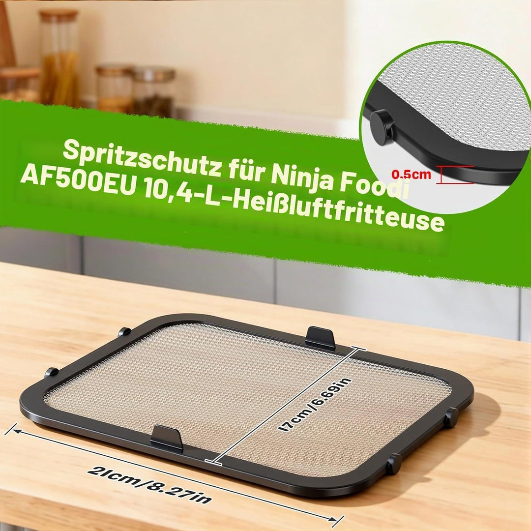 Magnetischer Spritzschutz für Ninja AF500EU Foodi FlexDrawer 10,4 L Heissluftfritteuse, Zubehör für