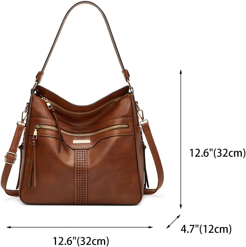 BUKESIYI Damen Tasche Handtasche Umhängetasche Schultertasche Frauen Kulturbeutel Weekender Klein PU