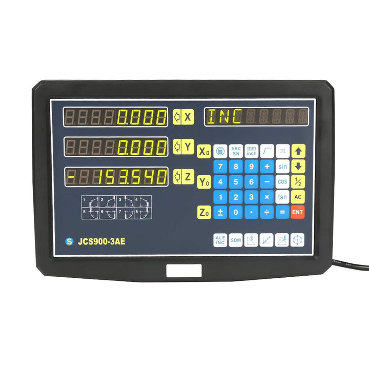 EVTSCAN 3 Axis 10 ″ LCD Digital Readout Console, DRO System für Drehmaschinen, Fräsmaschinen, Schlei