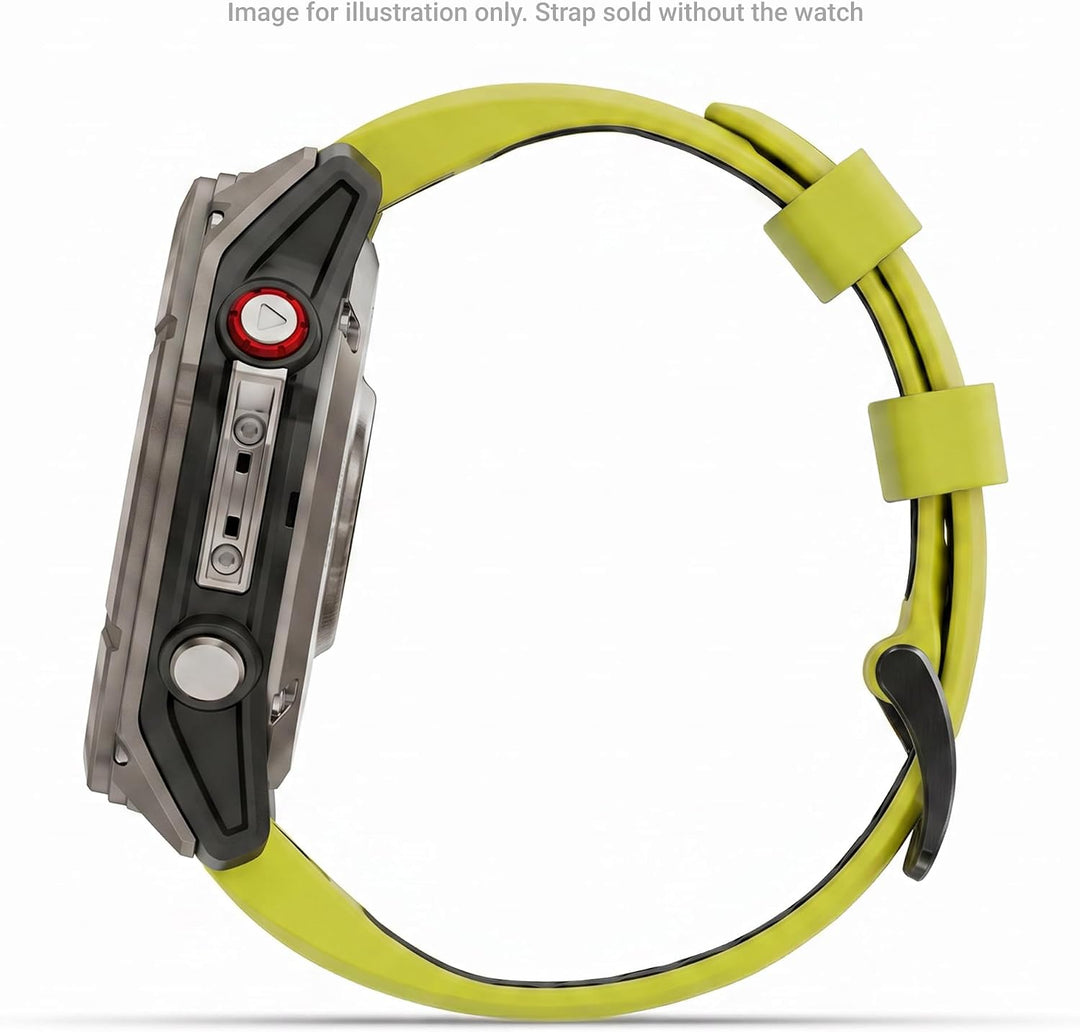 Garmin Unisex – Erwachsene QUICKFIT-Armband, Electric Lime/Graphit, 26mm