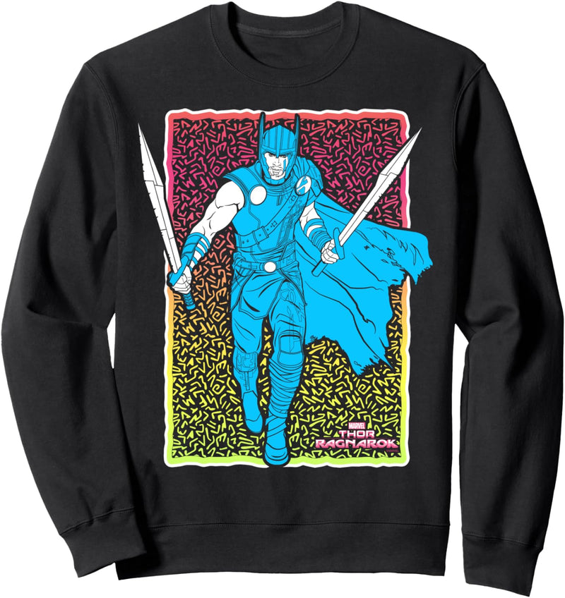 Marvel Thor Ragnarok Thor Neon Portrait Sweatshirt