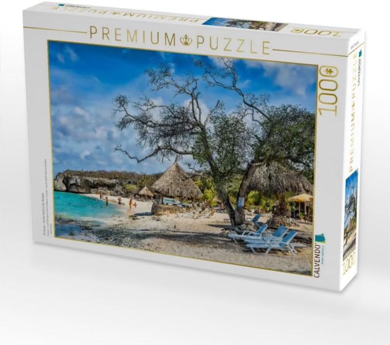 CALVENDO Puzzle Curaçao - Bunte Insel in der Karibik 1000 Teile Lege-Grösse 64 x 48 cm Foto-Puzzle B