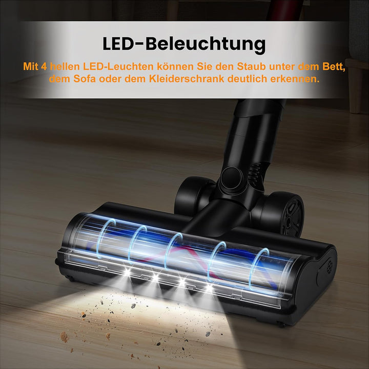 Ersatzkopf für Dyson V6 DC58 DC59 DC61 DC62 DC72 DC74 Akku-Staubsauger, V-förmige Turbo-Borsten-Roll