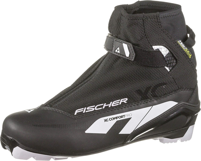 Fischer Herren Langlaufschuhe XC Comfort Pro Skischuhe Skistiefel für NNN-Bindung 47 Schwarz Weiss,